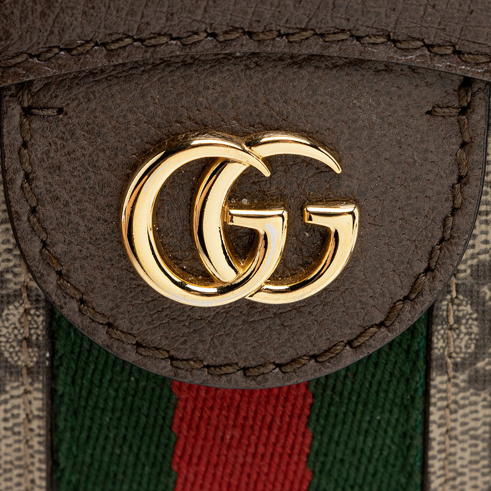 Gucci GG Supreme Ophidia Round Mini Shoulder Bag