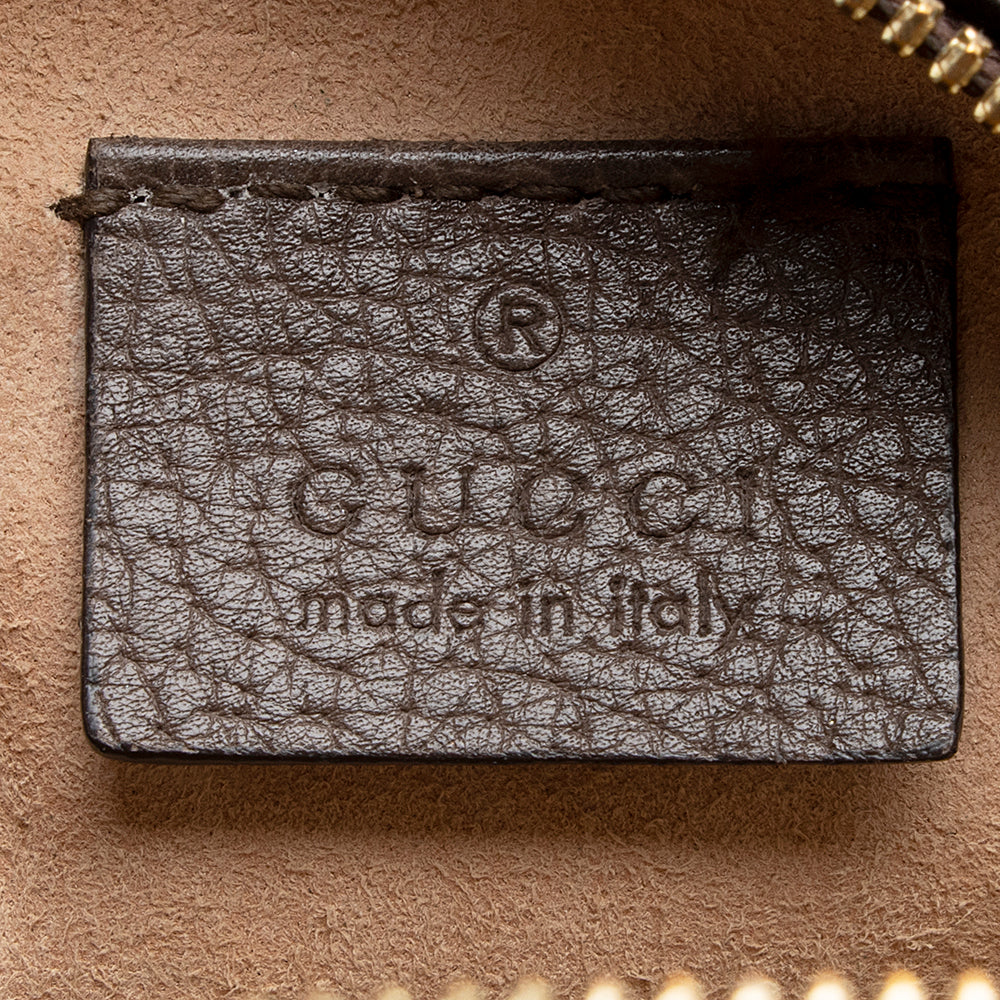 Gucci GG Supreme Ophidia Round Mini Shoulder Bag