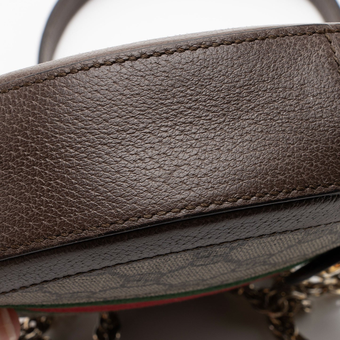 Gucci GG Supreme Ophidia Round Mini Shoulder Bag (SHF-qGCul6)