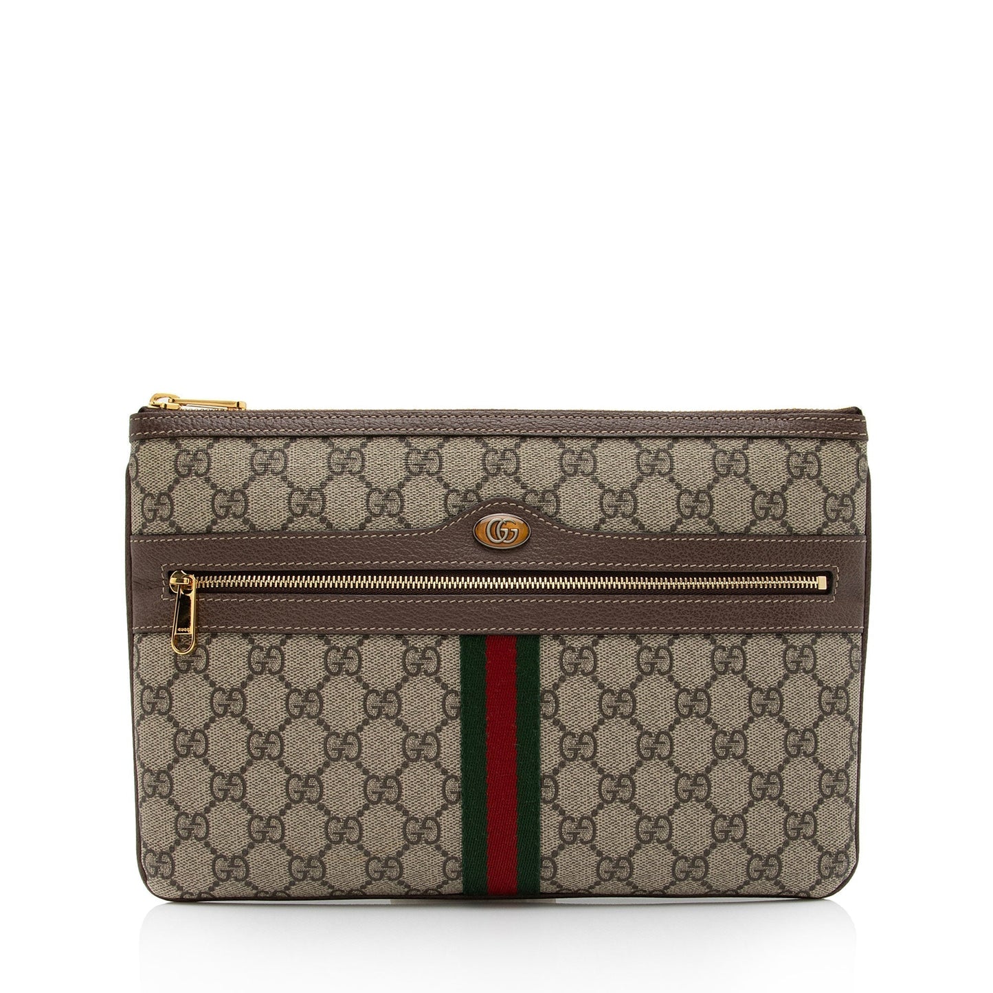 Gucci GG Supreme Ophidia Zip Pouch (SHF-KmZkGJ)