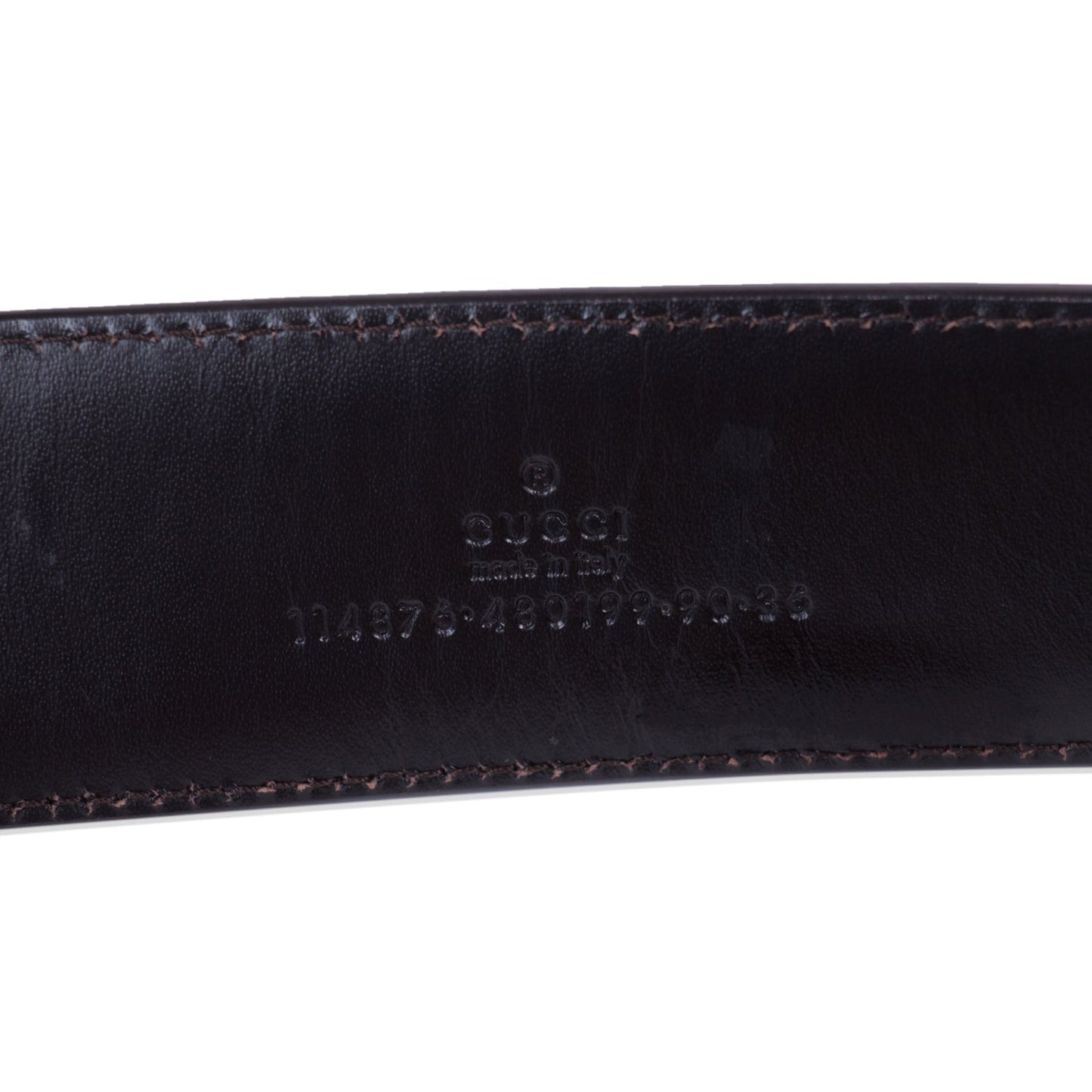 Gucci GG Interlocking Canvas Belt
