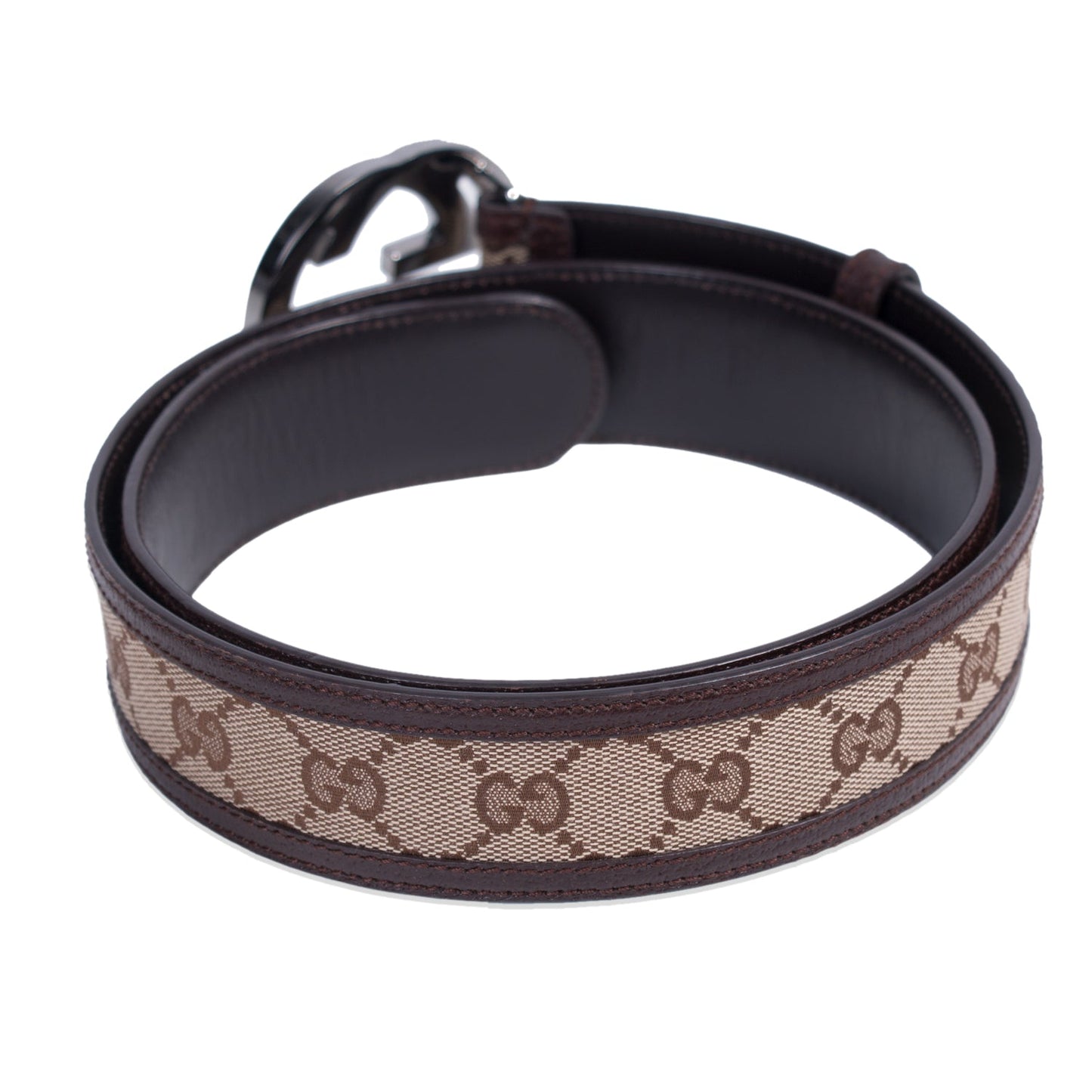 Gucci GG Interlocking Canvas Belt