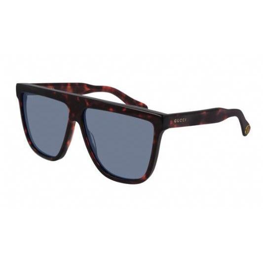 Gucci GG0582S Sunglasses Havana / Blue (S) Unisex