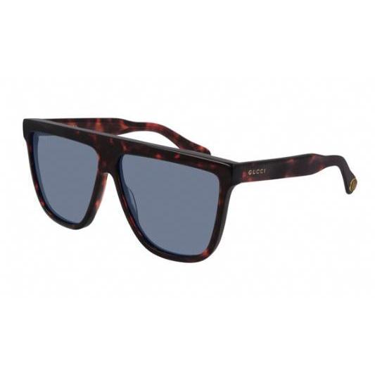 Gucci GG0582S Sunglasses Havana / Blue (S) Unisex