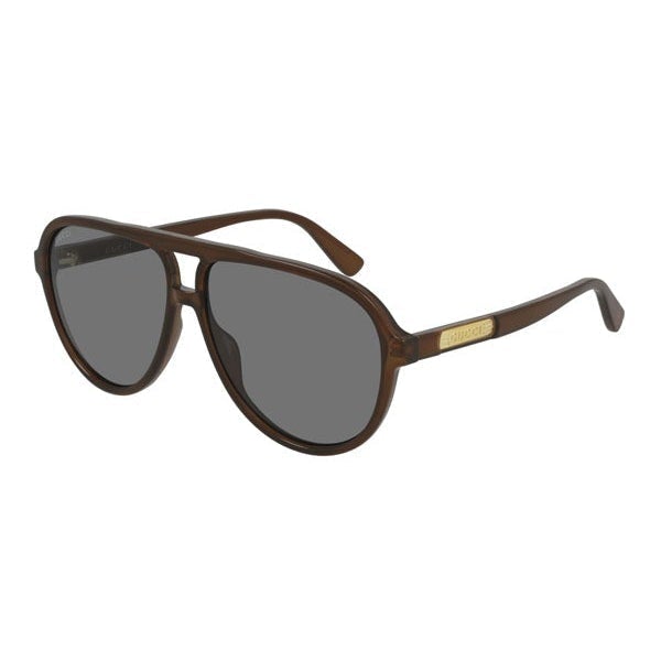 Gucci GG0935S Sunglasses Brown / Blue (S)