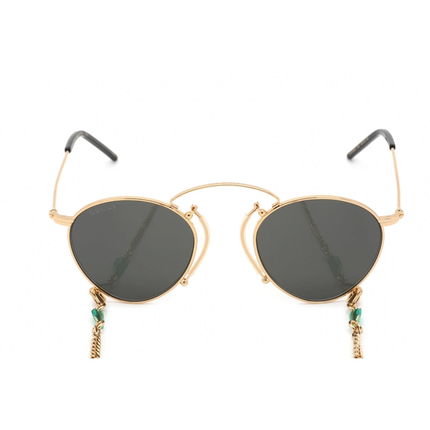 Gucci GG1034S Sunglasses Gold / Grey Women's (S)