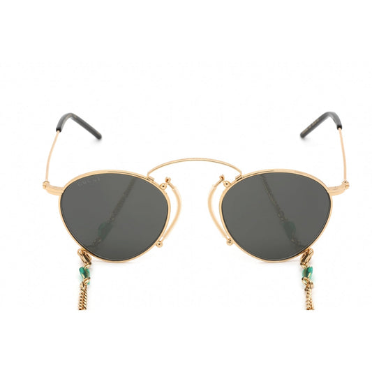 Gucci GG1034S Sunglasses Gold / Grey Women's (S)