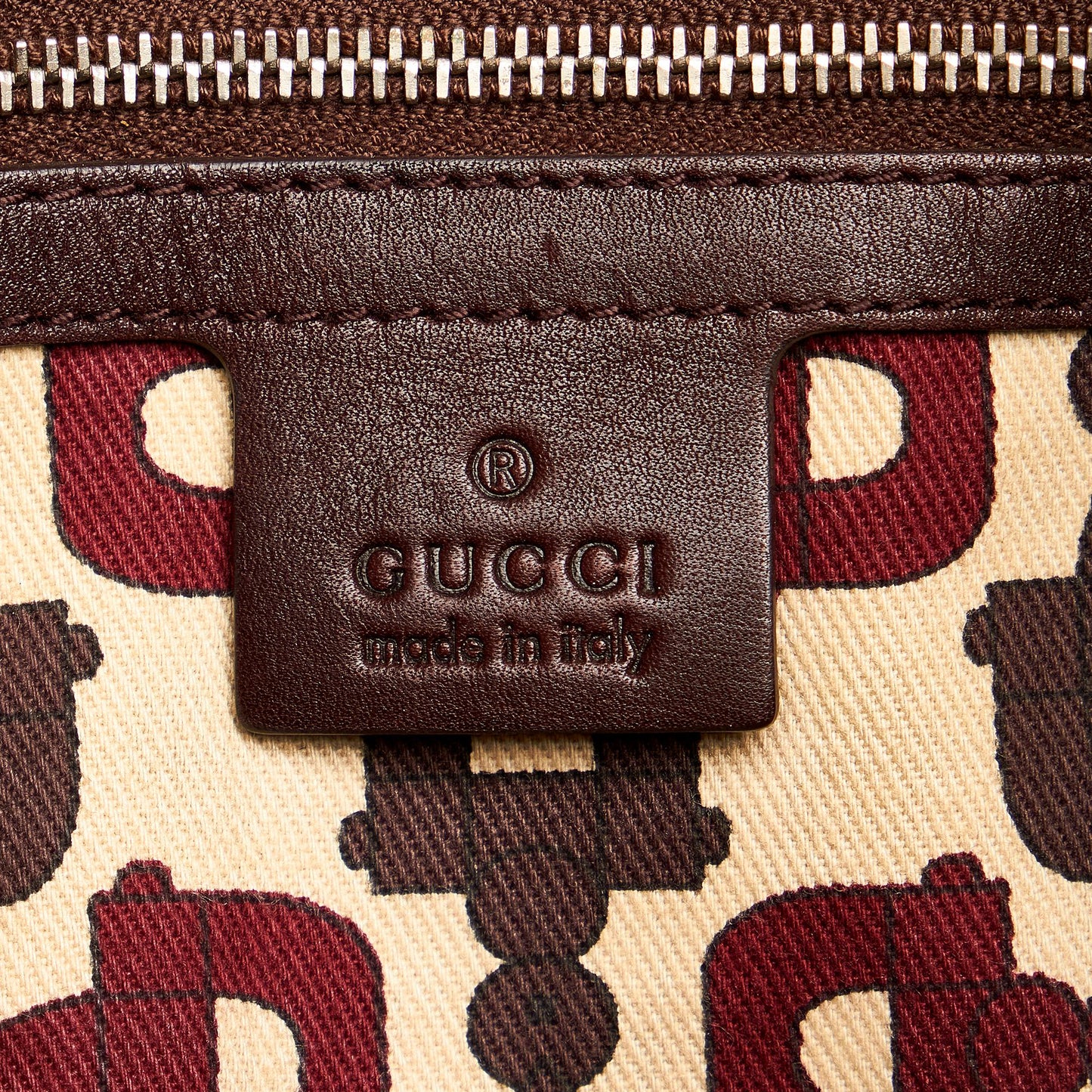 Gucci Guccissima Bamboo Indy Hobo Bag