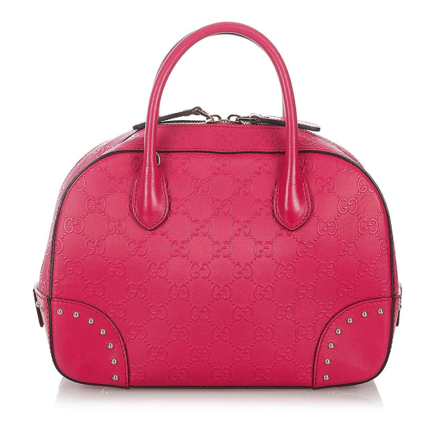 Gucci Guccissima Bright Leather Satchel