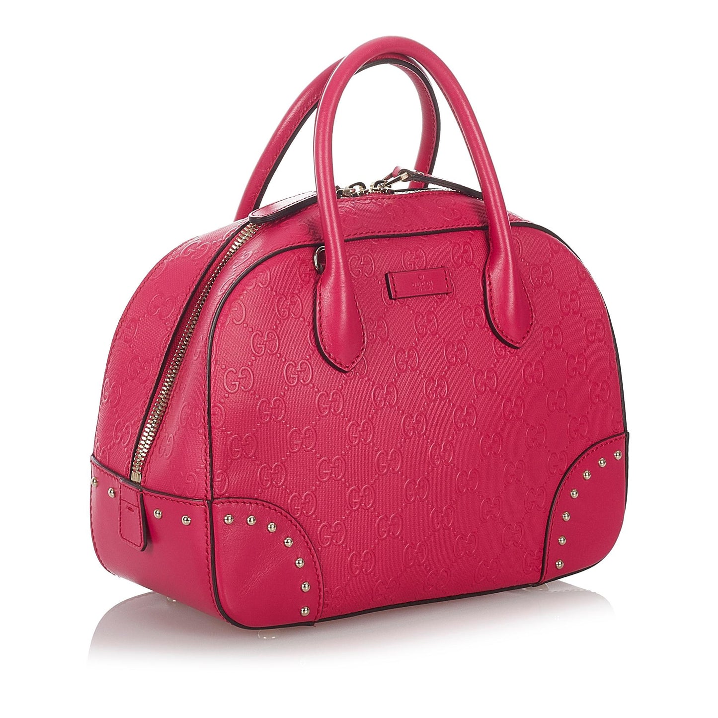 Gucci Guccissima Bright Leather Satchel