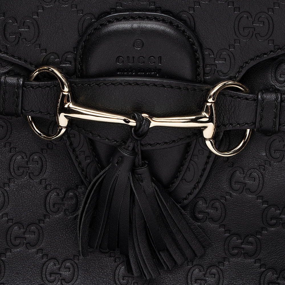 Gucci Guccissima Emily Large Shoulder Bag