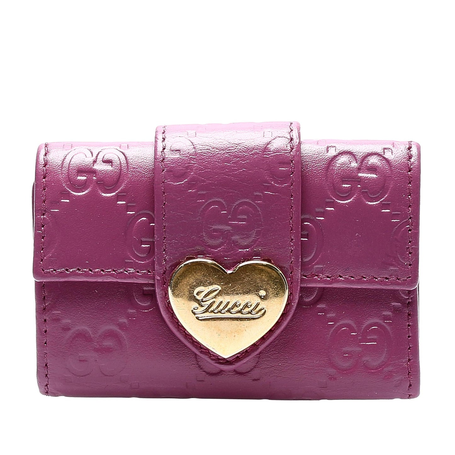 Gucci Guccissima Heart Key Holder