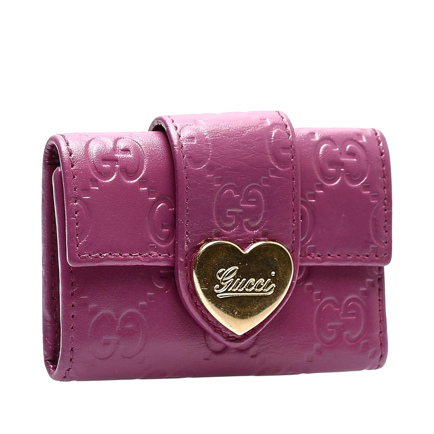 Gucci Guccissima Heart Key Holder