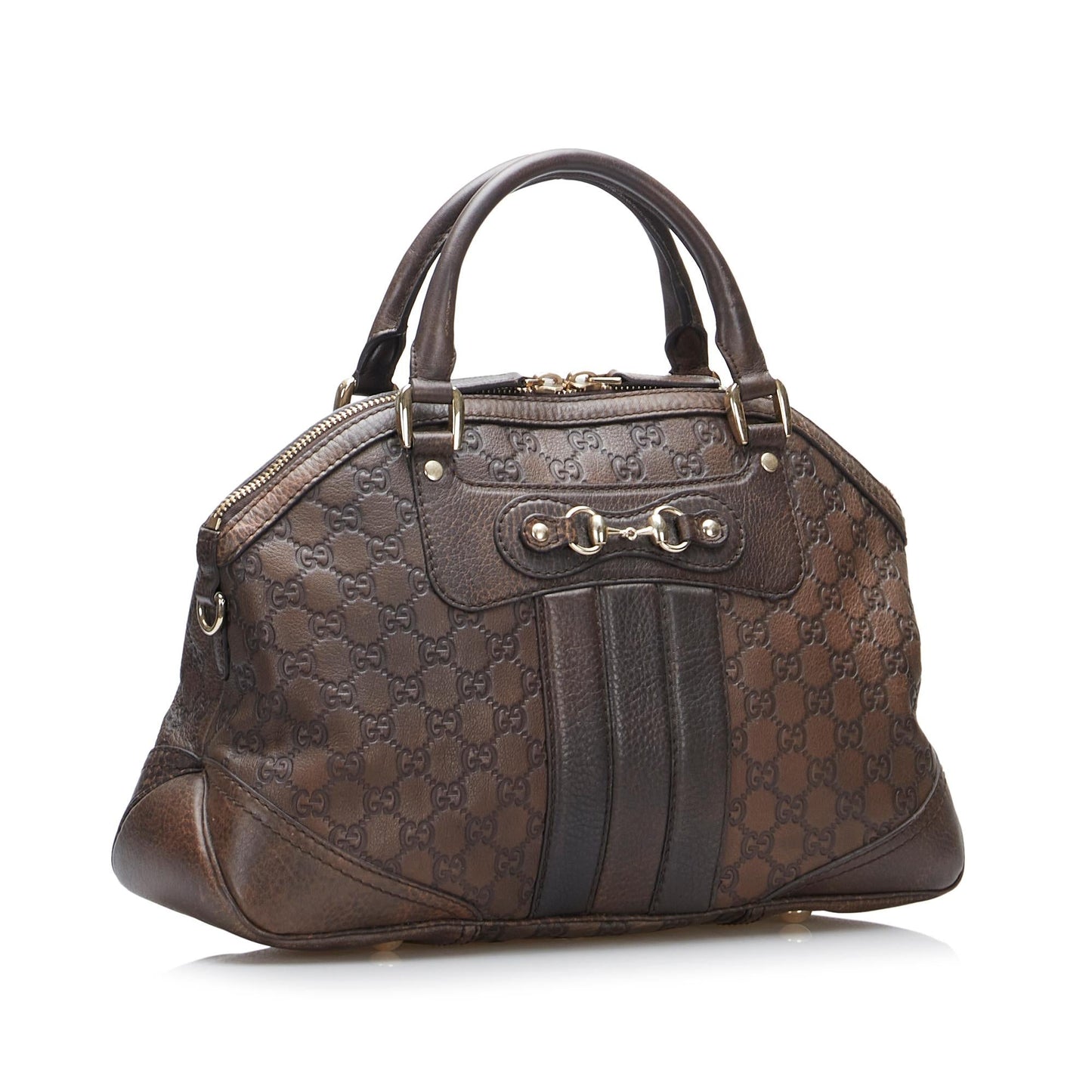 Gucci Guccissima Horsebit Catherine Satchel (SHG-ZAtsDg)