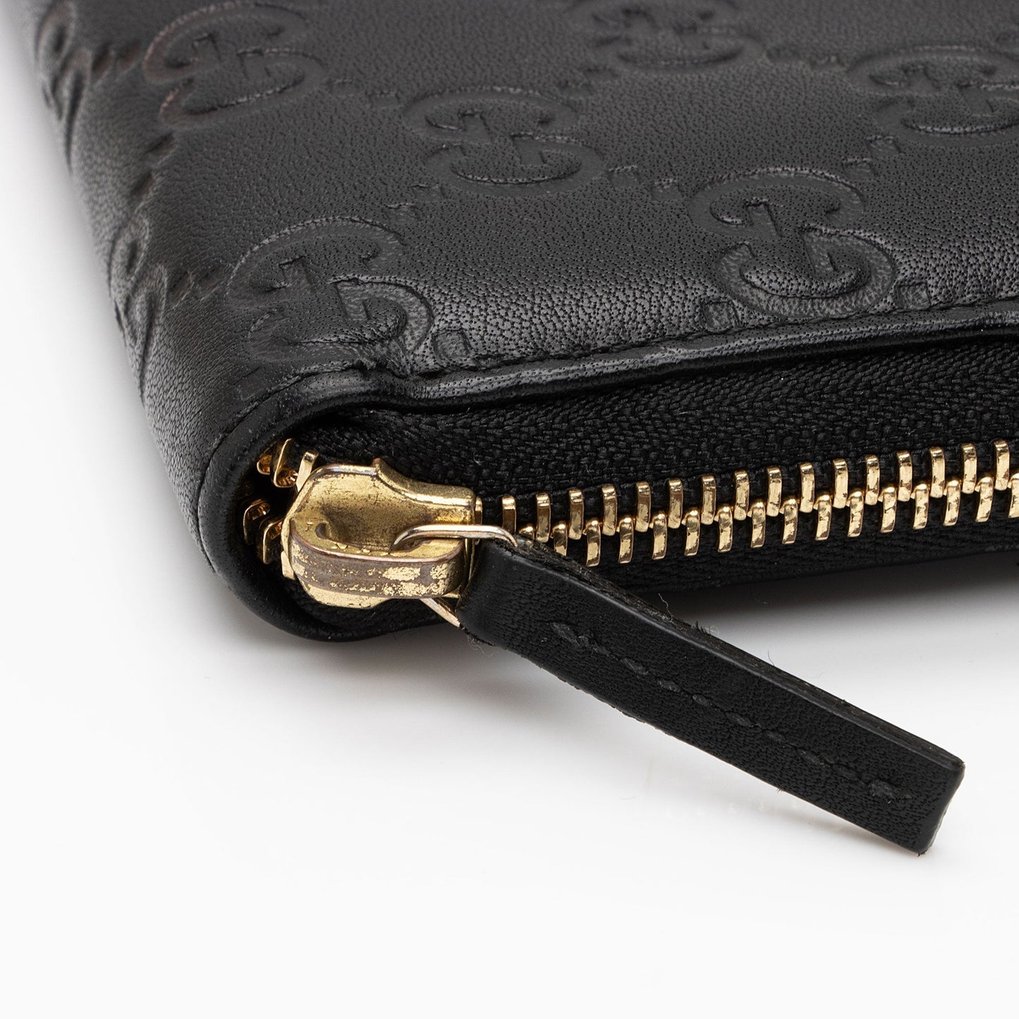 Gucci Guccissima Leather Zip Around Wallet (SHF-Vmk13c)