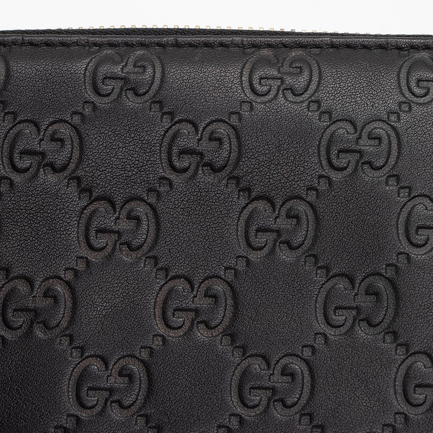 Gucci Guccissima Leather Zip Around Wallet (SHF-Vmk13c)