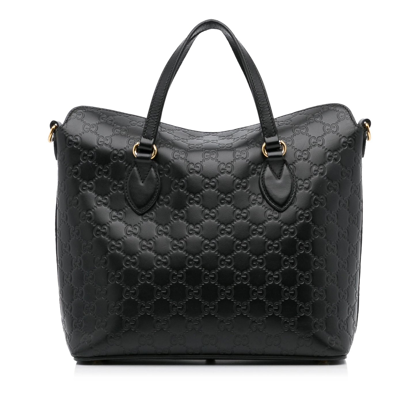 Gucci Guccissima Signature Linea A Foldover Satchel (SHG-VFVOAb)