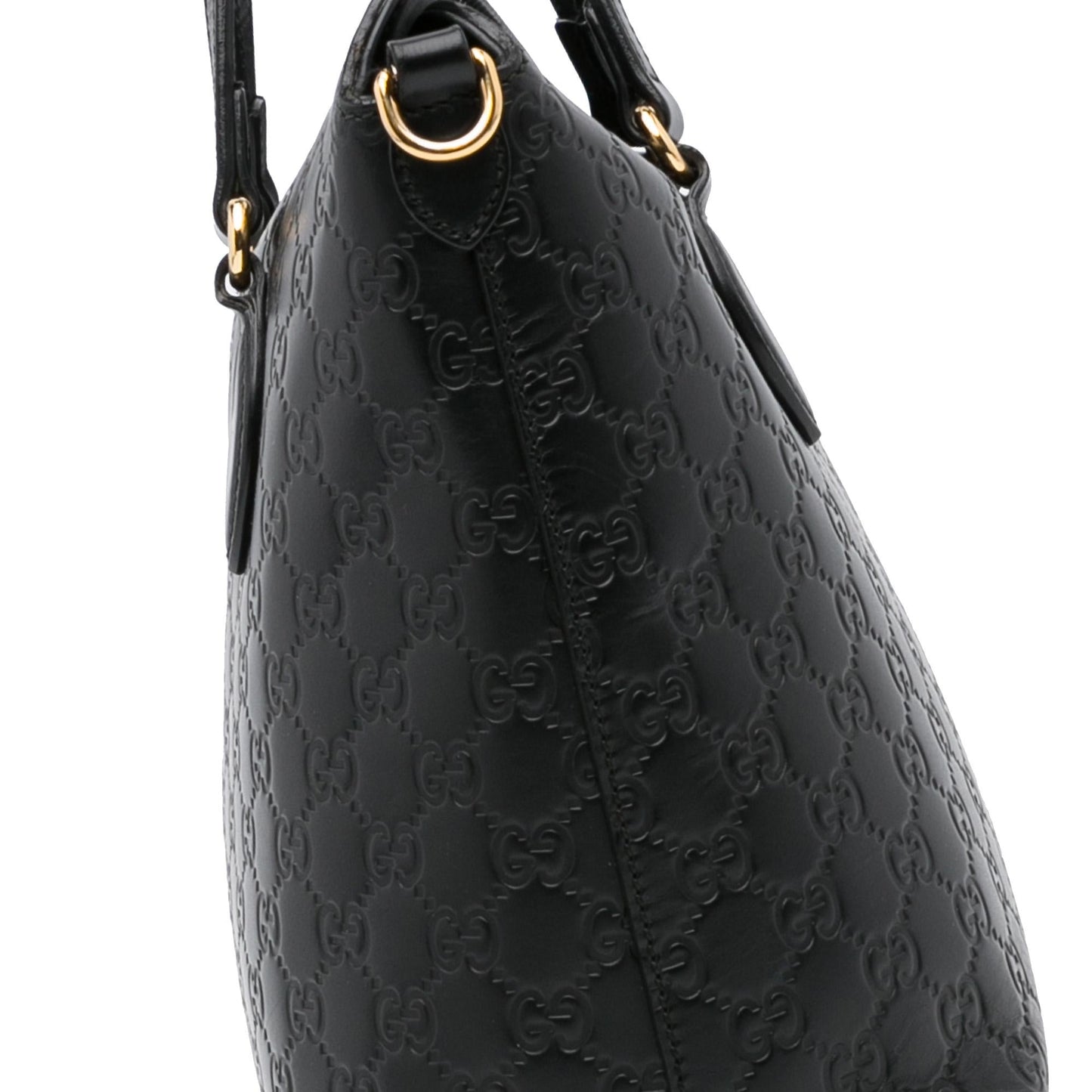 Gucci Guccissima Signature Linea A Foldover Satchel (SHG-VFVOAb)