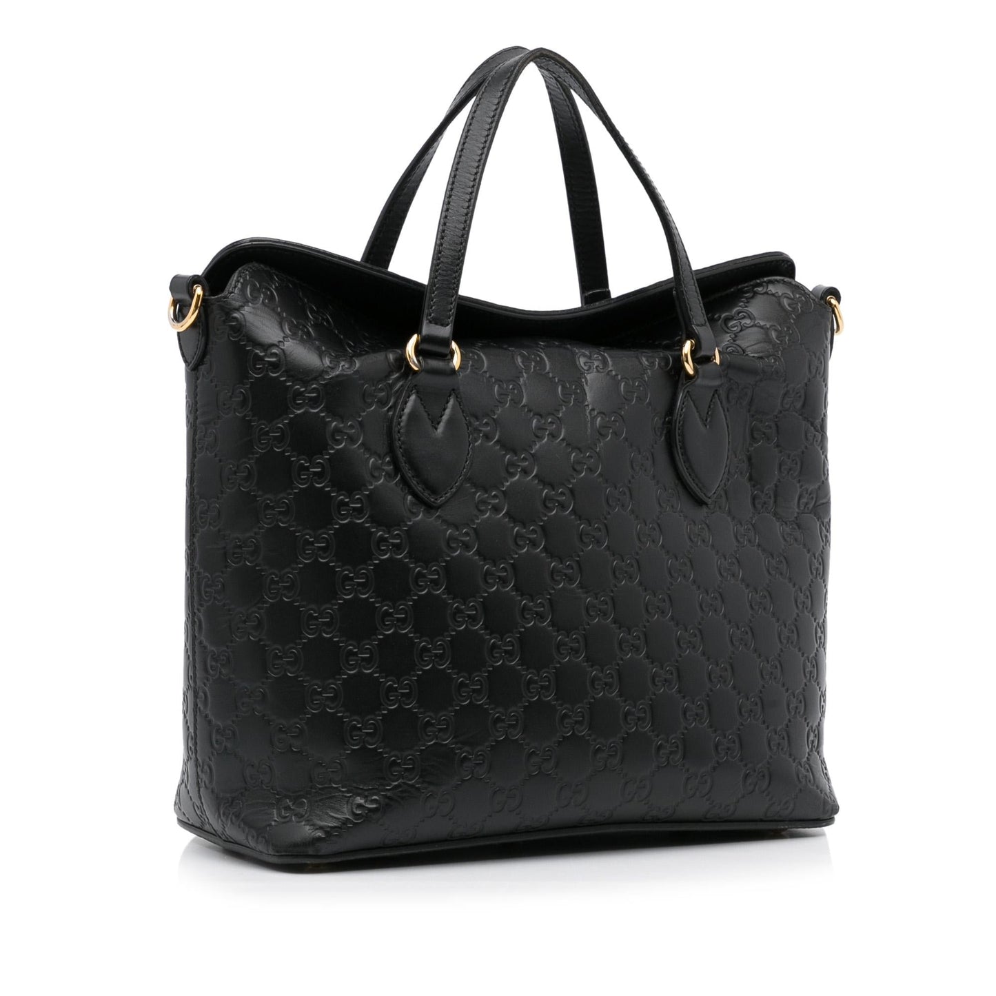 Gucci Guccissima Signature Linea A Foldover Satchel (SHG-VFVOAb)