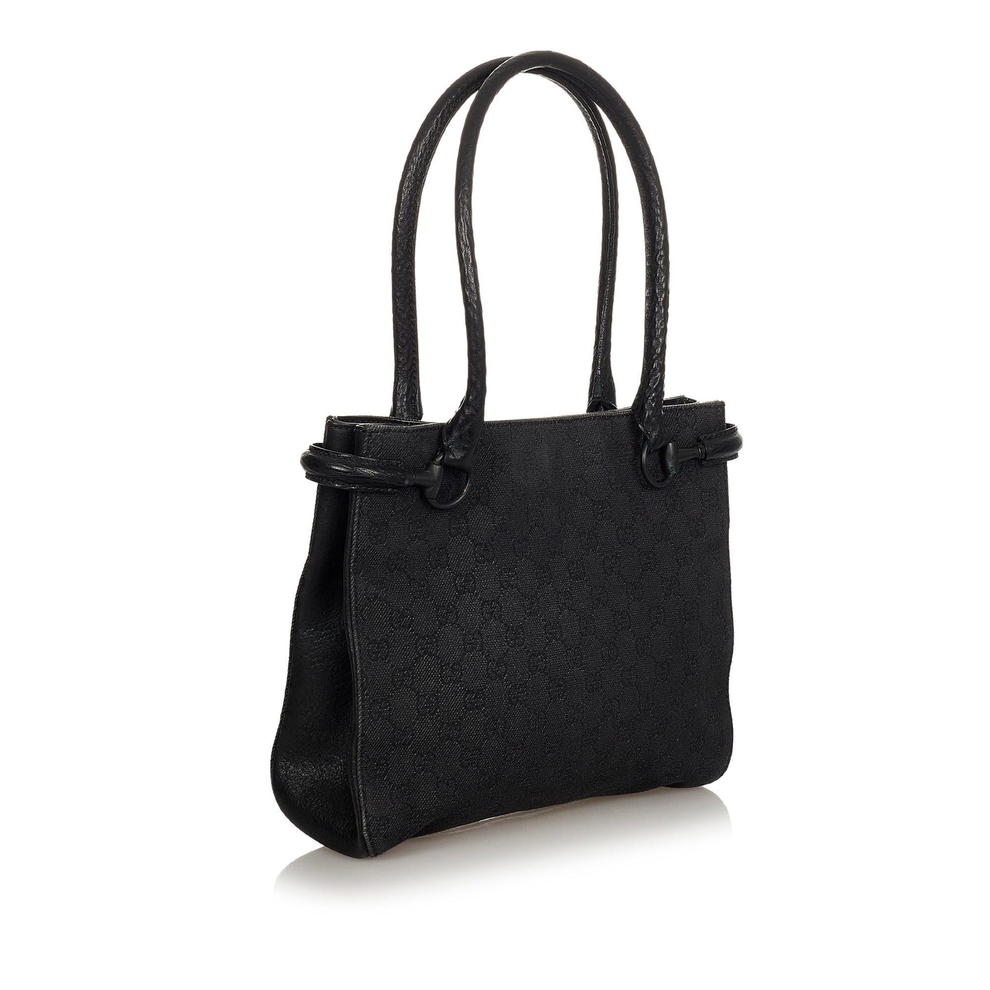 Gucci Horsebit Canvas Shoulder Bag (SHG-7Ier59)