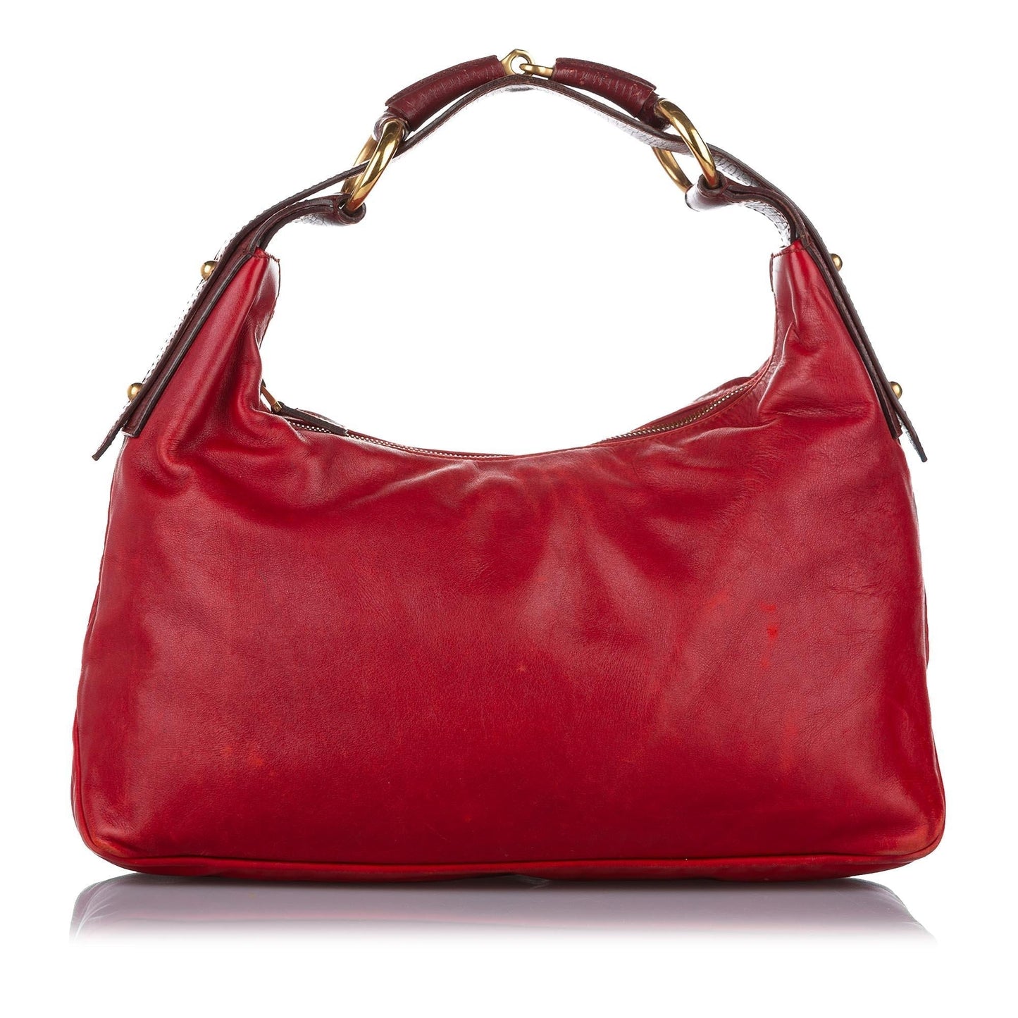 Gucci Horsebit Leather Shoulder Bag