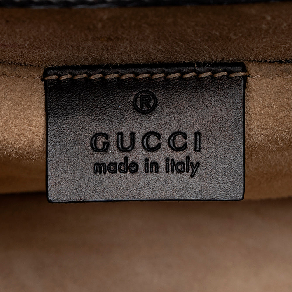 Gucci Leather Animal Studs Sylvie Mini Bag