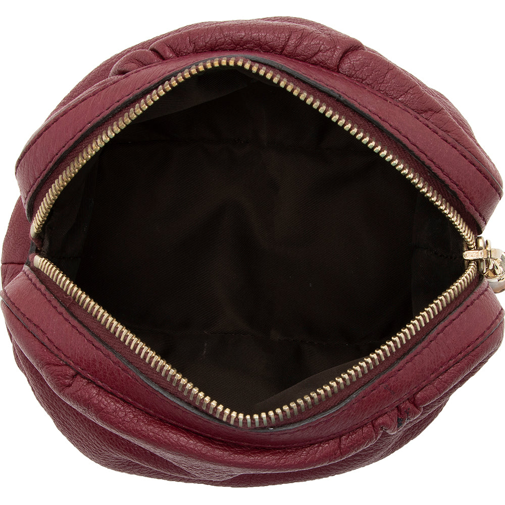 Gucci Leather Bamboo Cosmetic Bag