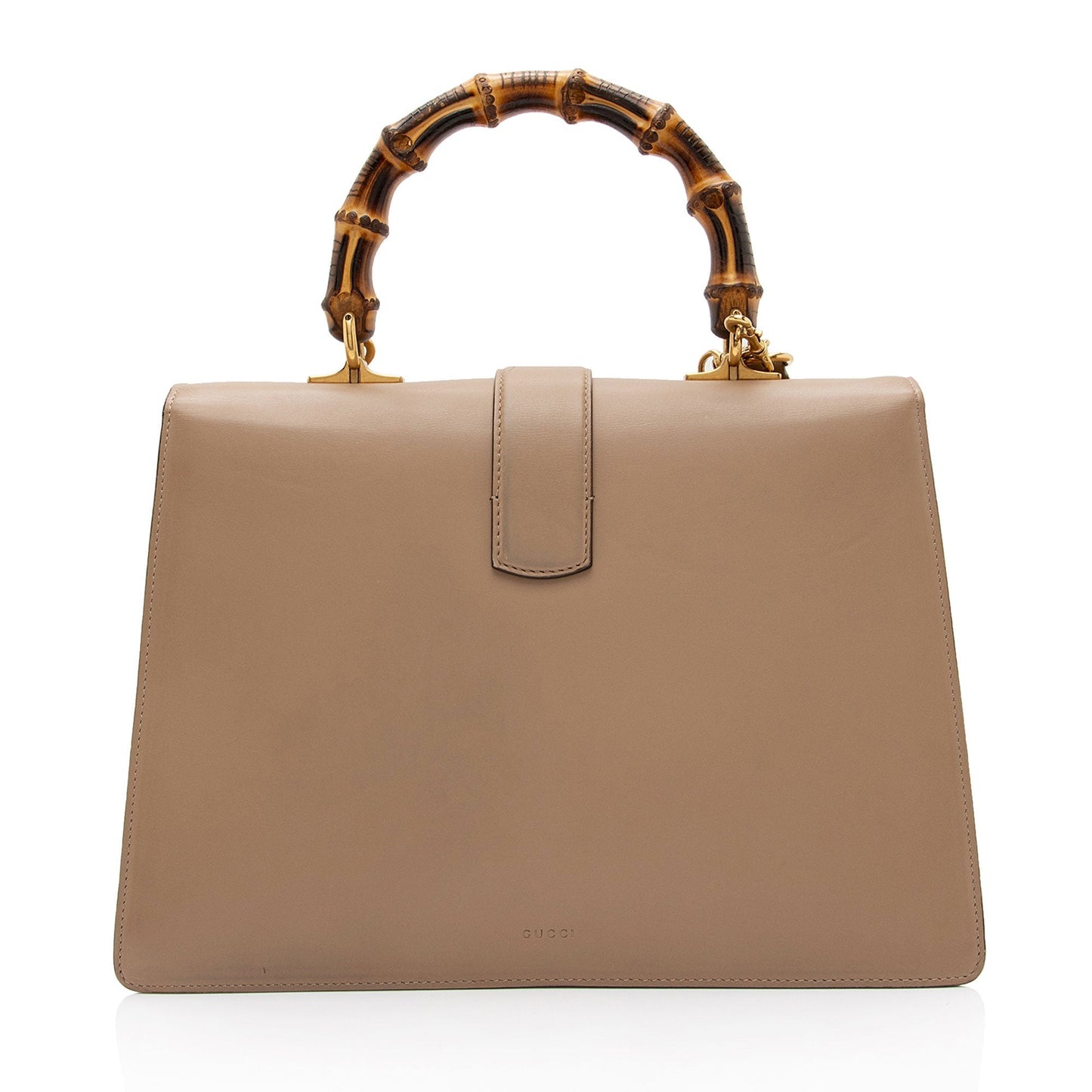 Gucci Leather Bamboo Dionysus Large Top Handle Bag (SHF-M0eZzm)