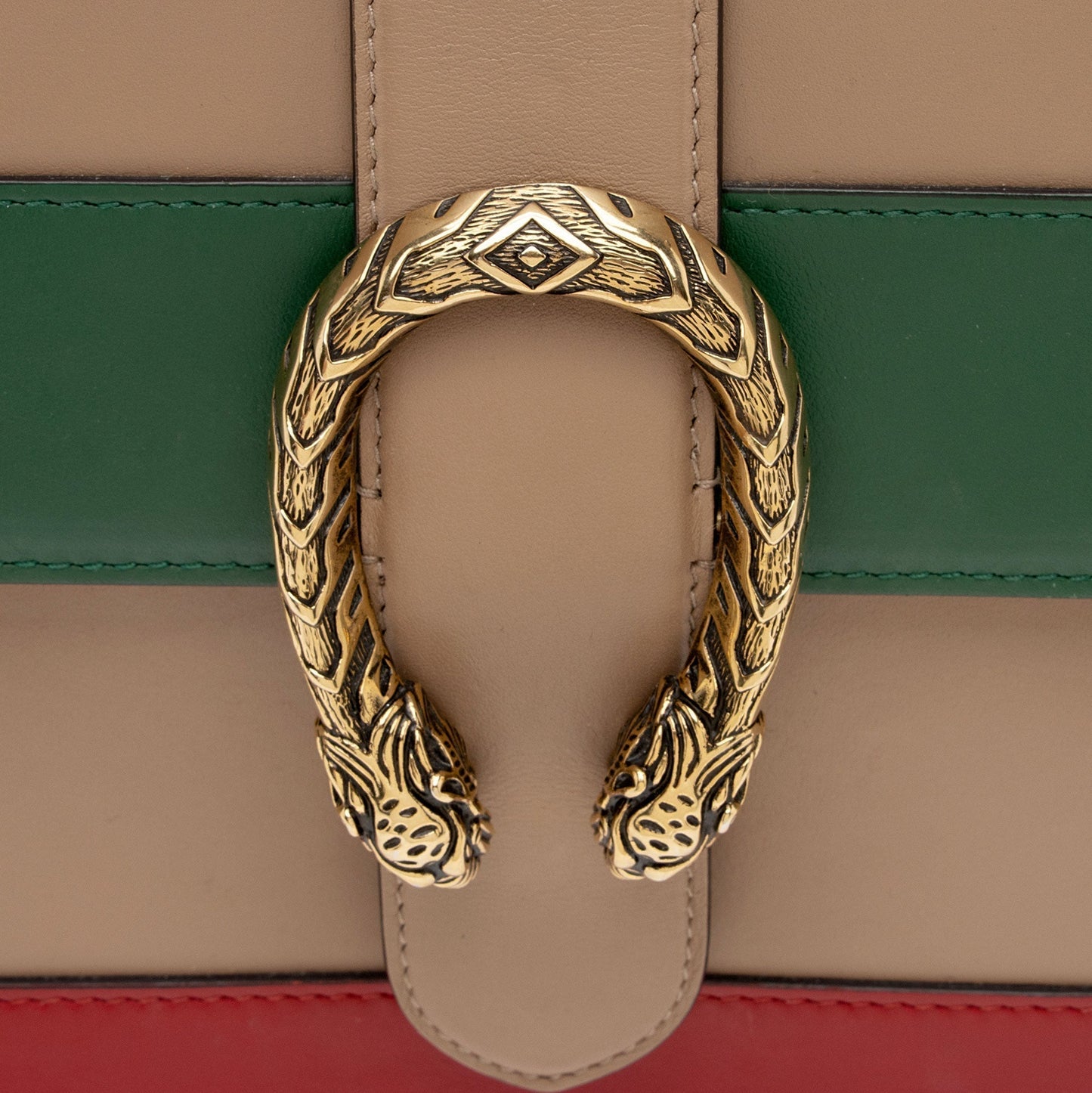 Gucci Leather Bamboo Dionysus Large Top Handle Bag (SHF-M0eZzm)