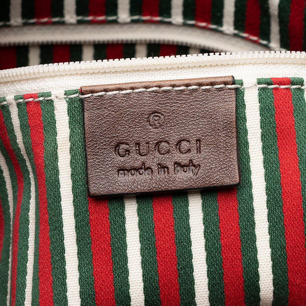 Gucci Leather Britt Medium Hobo