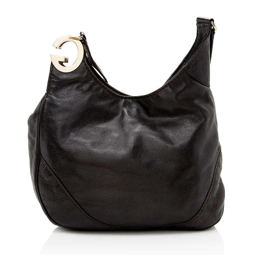Gucci Leather Charlotte Medium Shoulder Bag