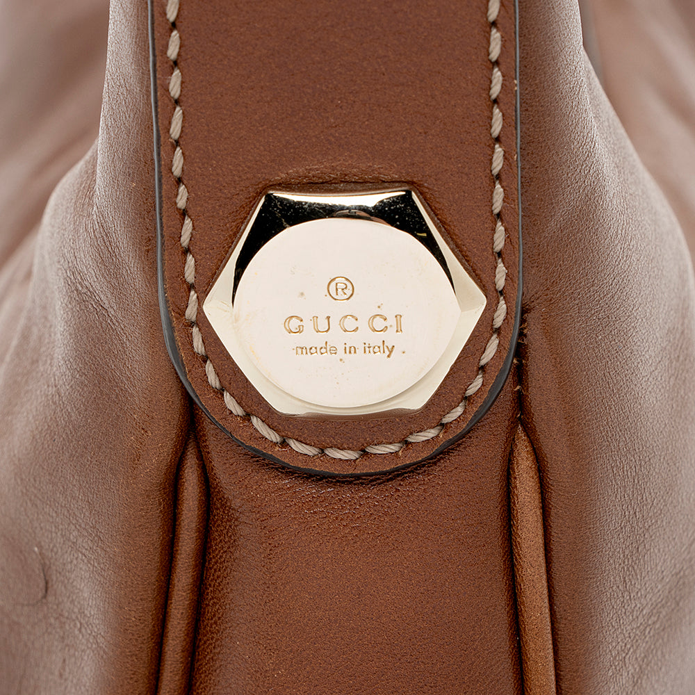 Gucci Leather Charmy Small Hobo - FINAL SALE