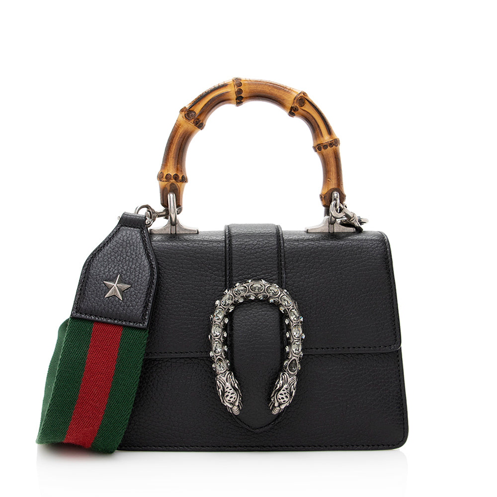 Gucci Leather Dionysus Bamboo Top Handle Mini Bag - FINAL SALE