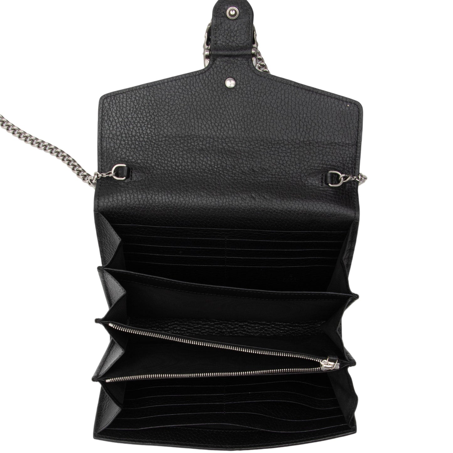 Gucci Leather Dionysus Chain Wallet (SHF-fJzaNK)
