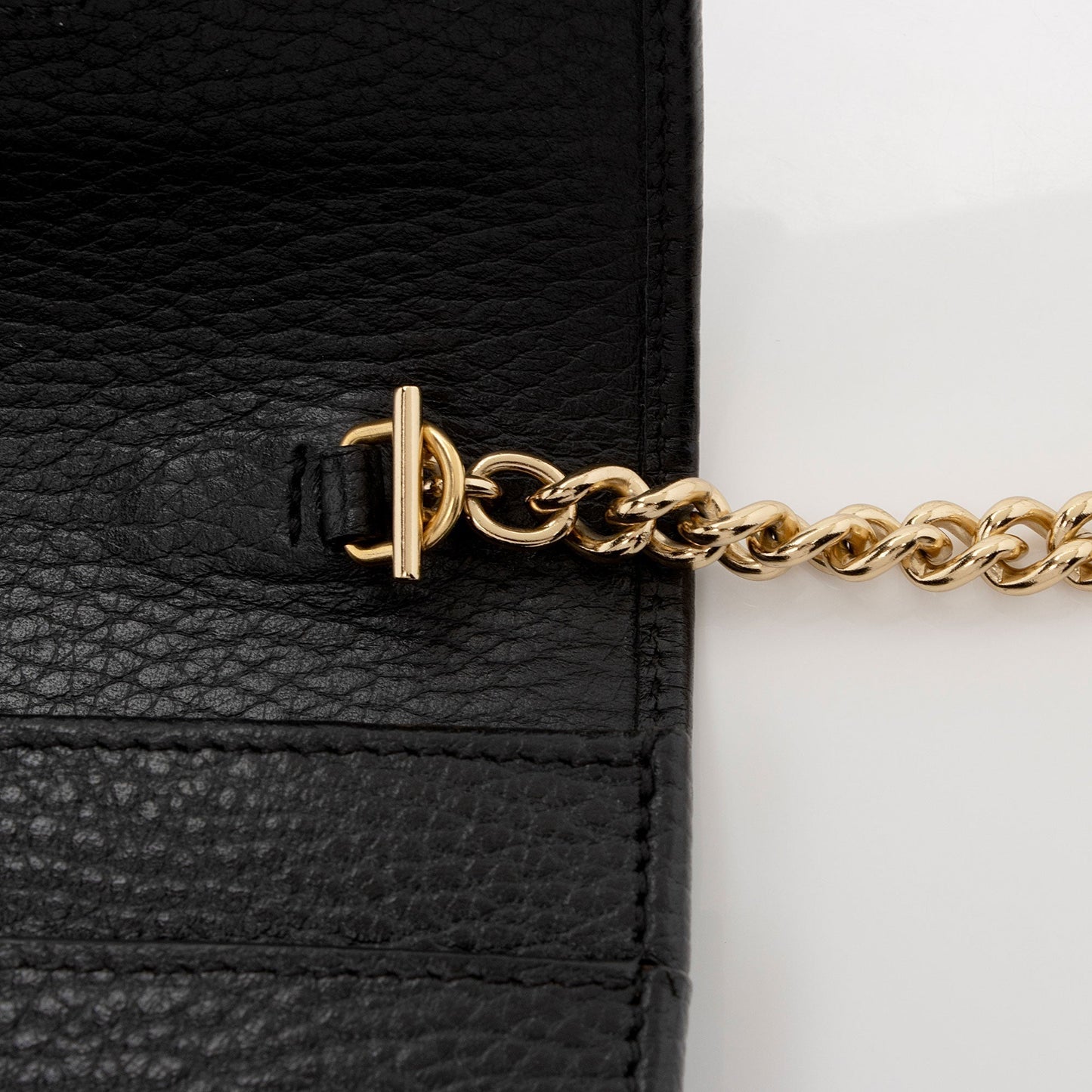 Gucci Leather GG Marmont Mini Chain Bag (SHF-x0poGV)