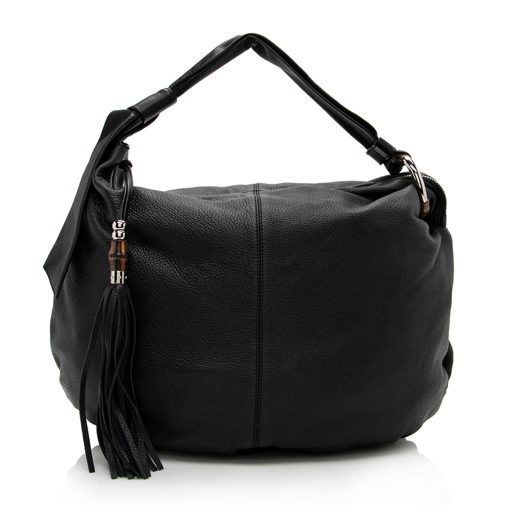 Gucci Leather Jungle Large Hobo