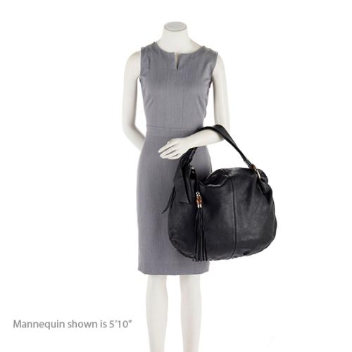 Gucci Leather Jungle Large Hobo
