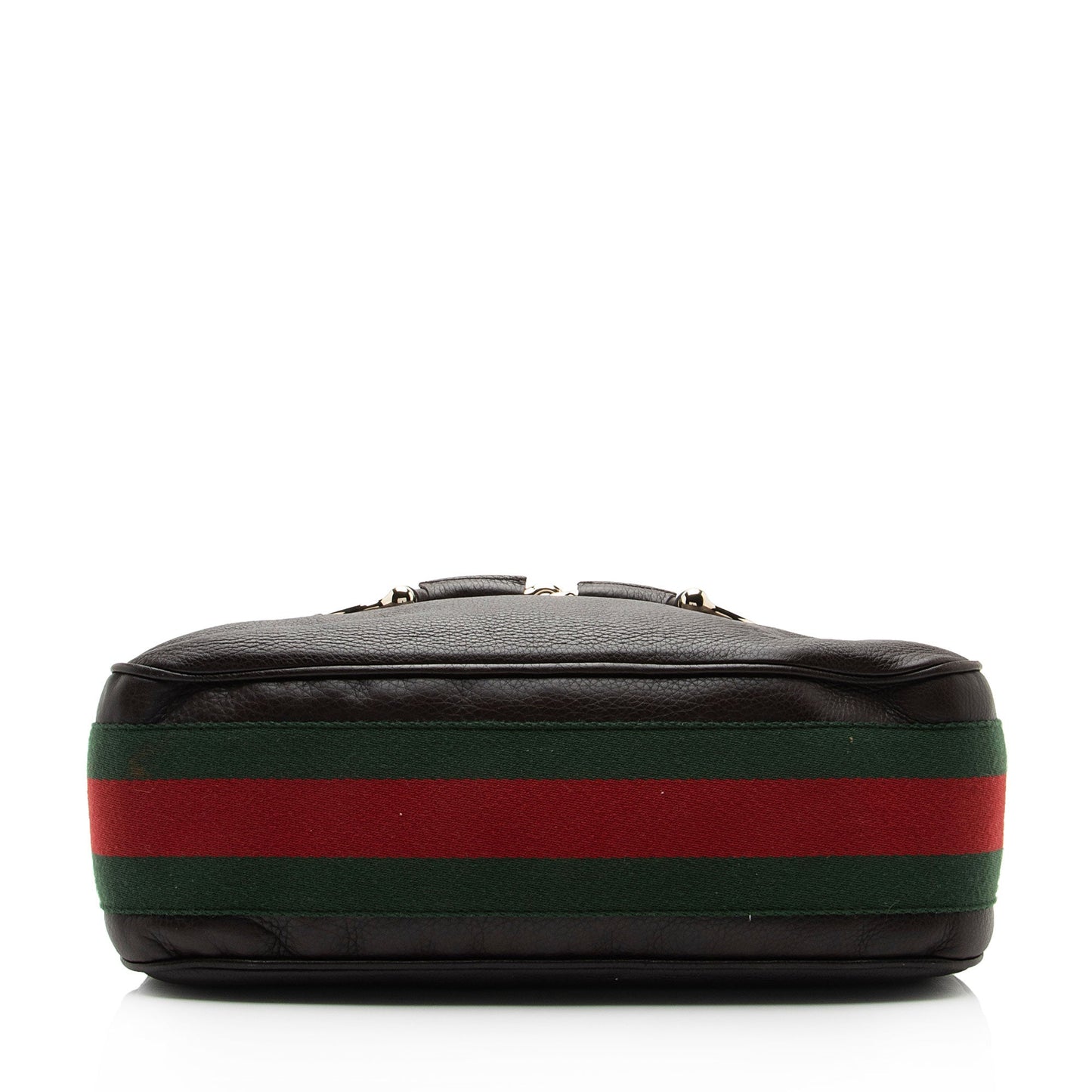 Gucci Leather Web Heritage Horsebit Large Hobo (SHF-mg2vZO)