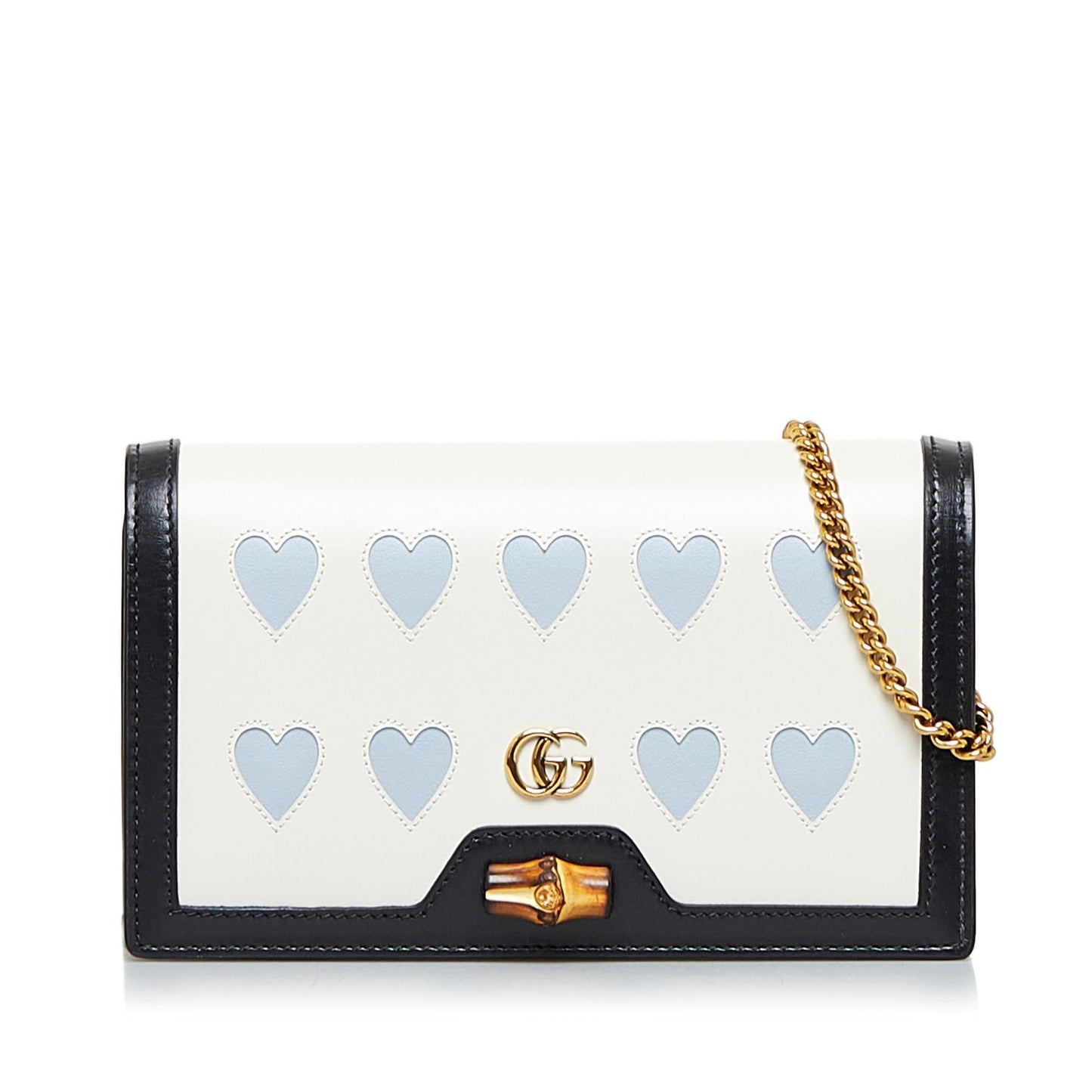 Gucci Lovelight Bamboo Diana Wallet on Chain (SHG-lali2Q)