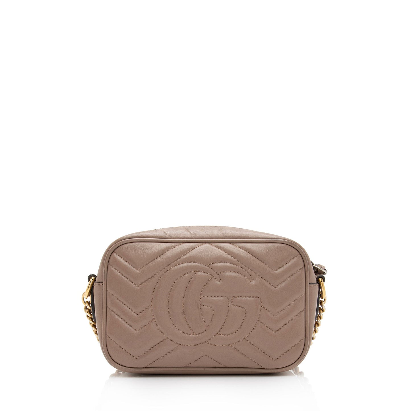 Gucci Matelasse Leather GG Marmont Mini Bag (SHF-mxqNer)