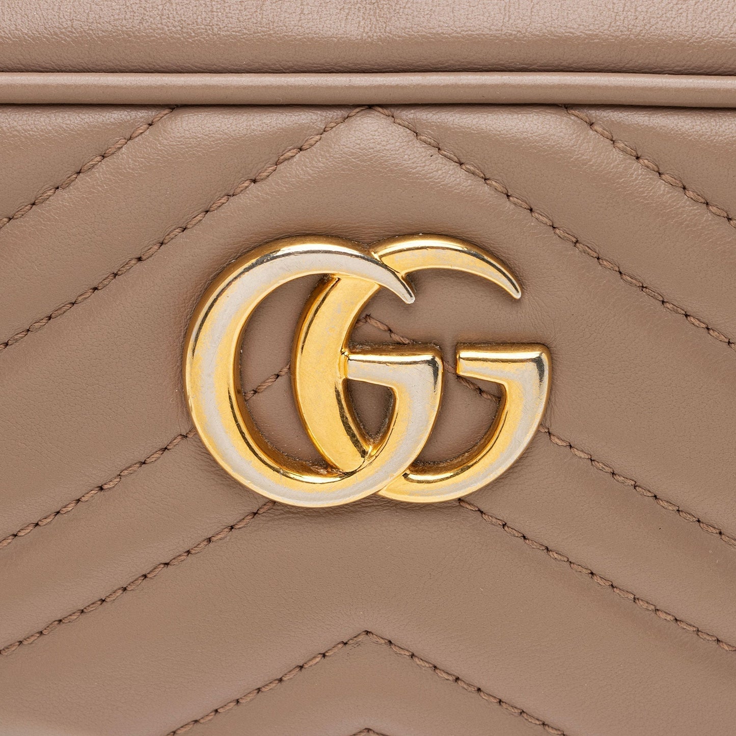 Gucci Matelasse Leather GG Marmont Mini Bag (SHF-mxqNer)