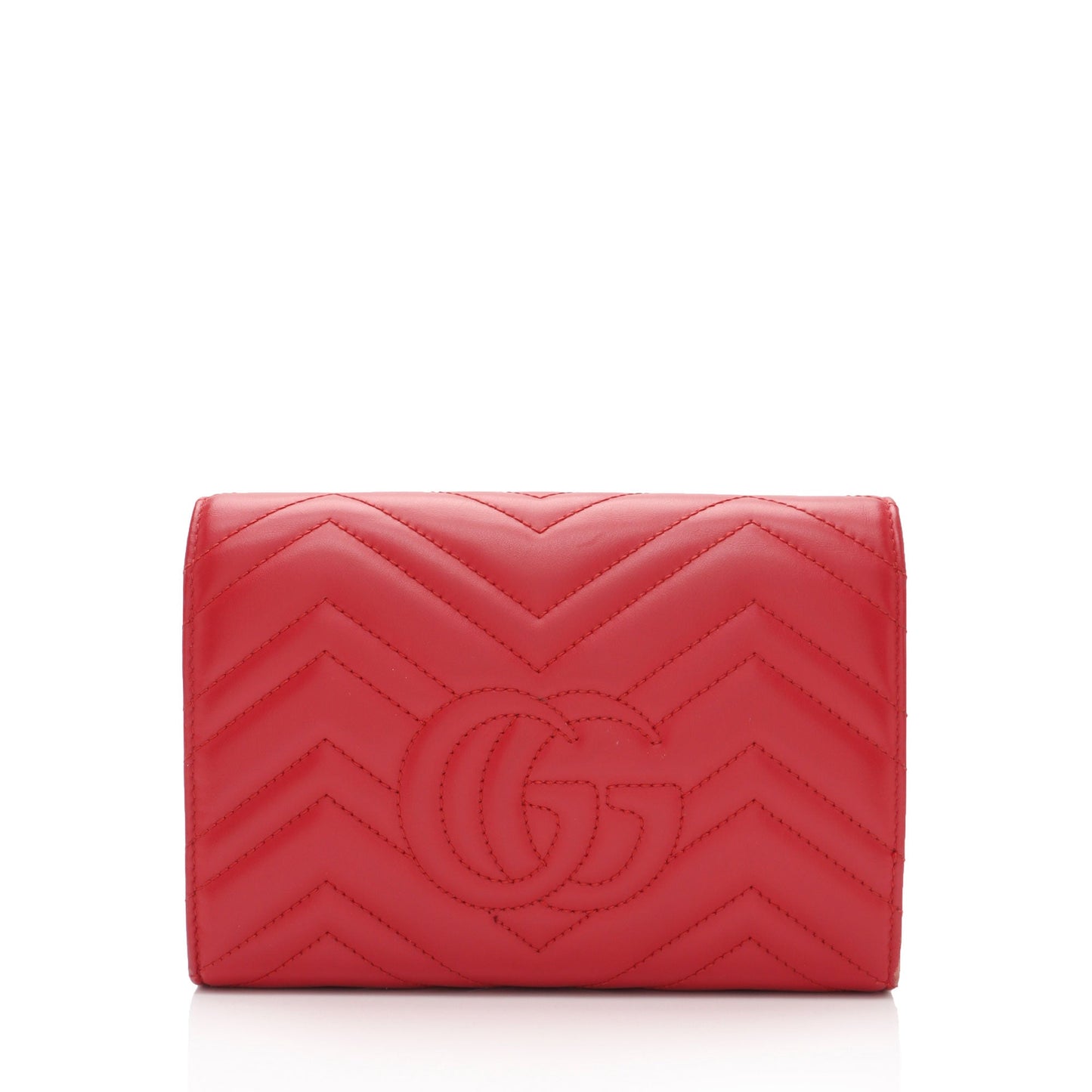 Gucci Matelasse Leather GG Marmont Mini Wallet on Chain Bag (SHF-2R5i8G)