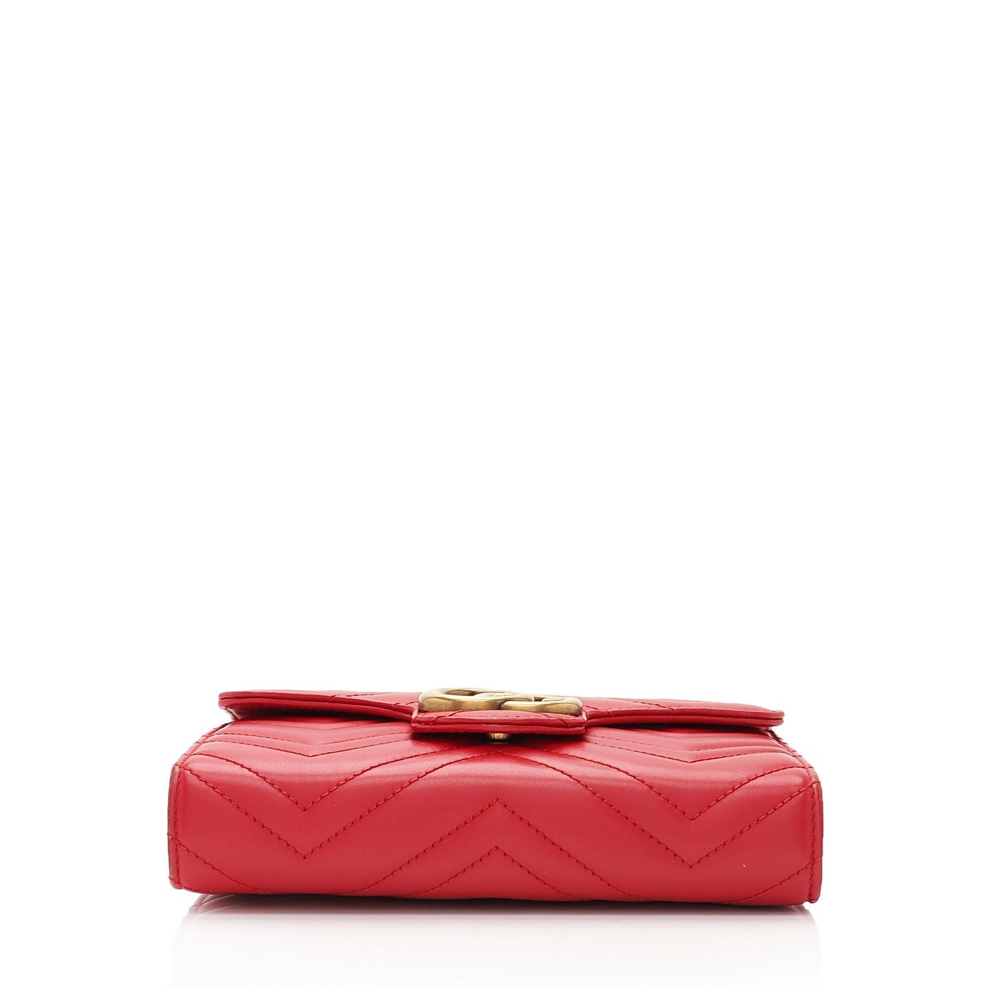 Gucci Matelasse Leather GG Marmont Mini Wallet on Chain Bag (SHF-2R5i8G)