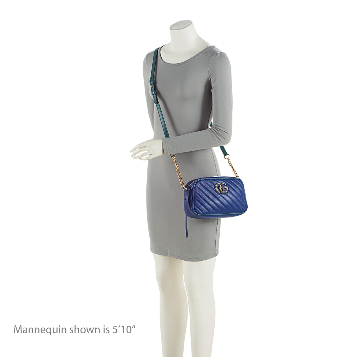 Gucci Matelasse Leather GG Marmont Small Torchon Shoulder Bag (SHF-D0Xe5c)