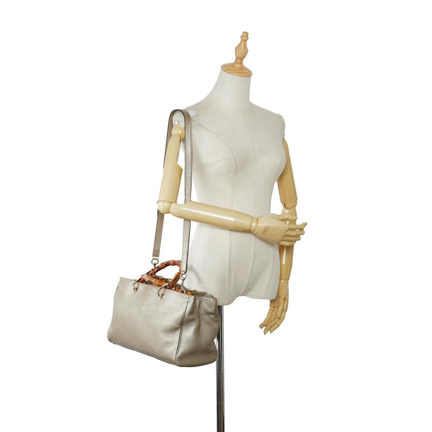 Gucci Medium Bamboo Shopper (SHG-a2soXU)