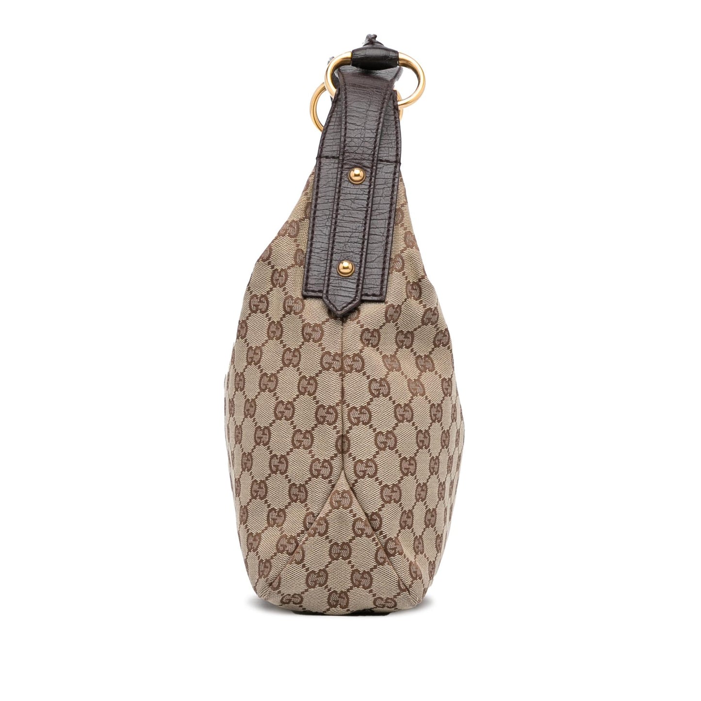Gucci Medium GG Canvas Horsebit Hobo (SHG-EgWdH2)