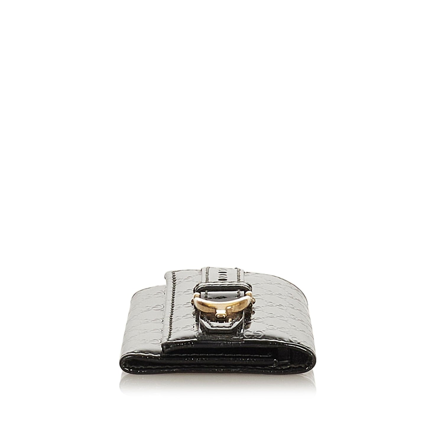Gucci Microguccissima Nice Patent Leather Key Holder