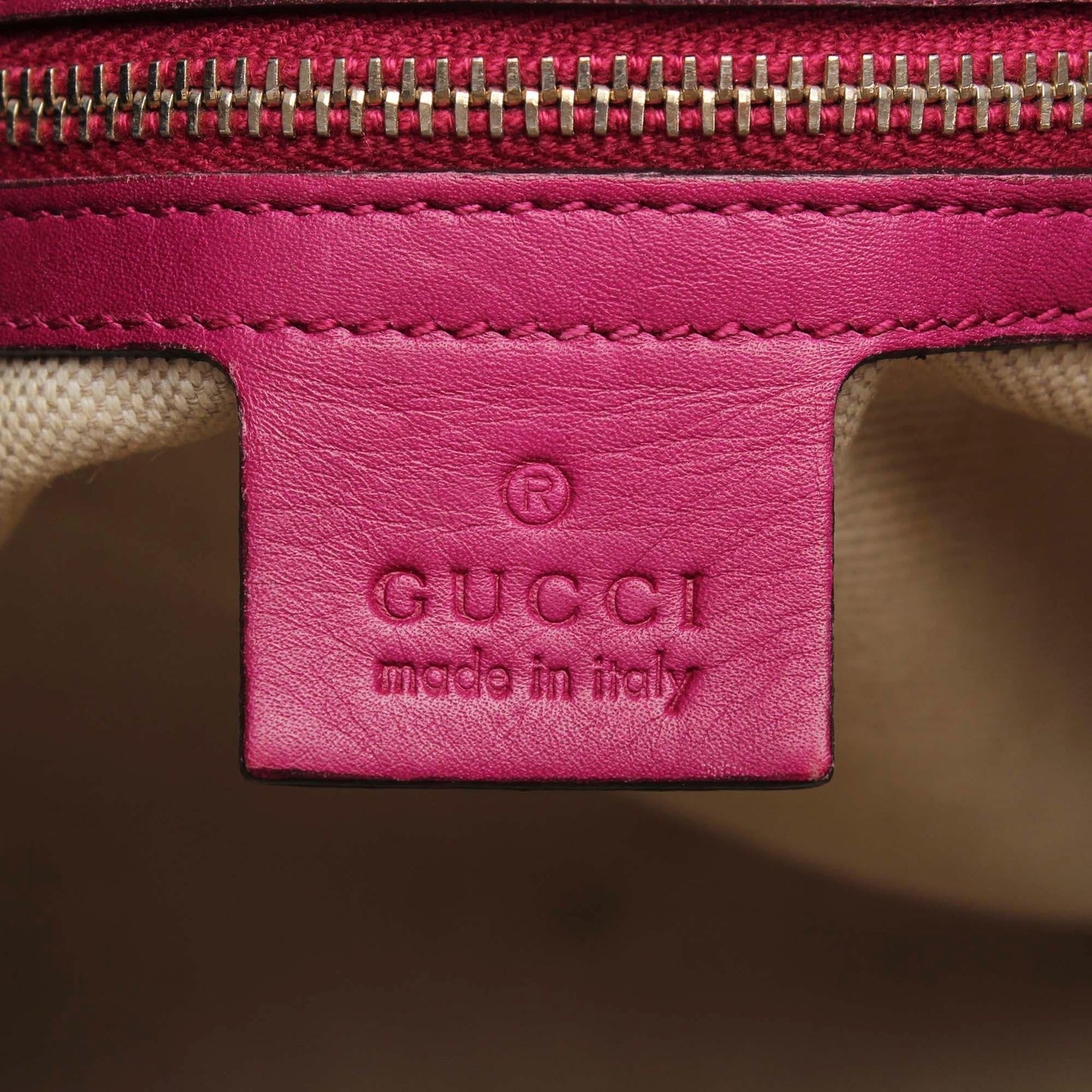 Gucci Microguccissima Nice Patent Leather Satchel (SHG-22747)
