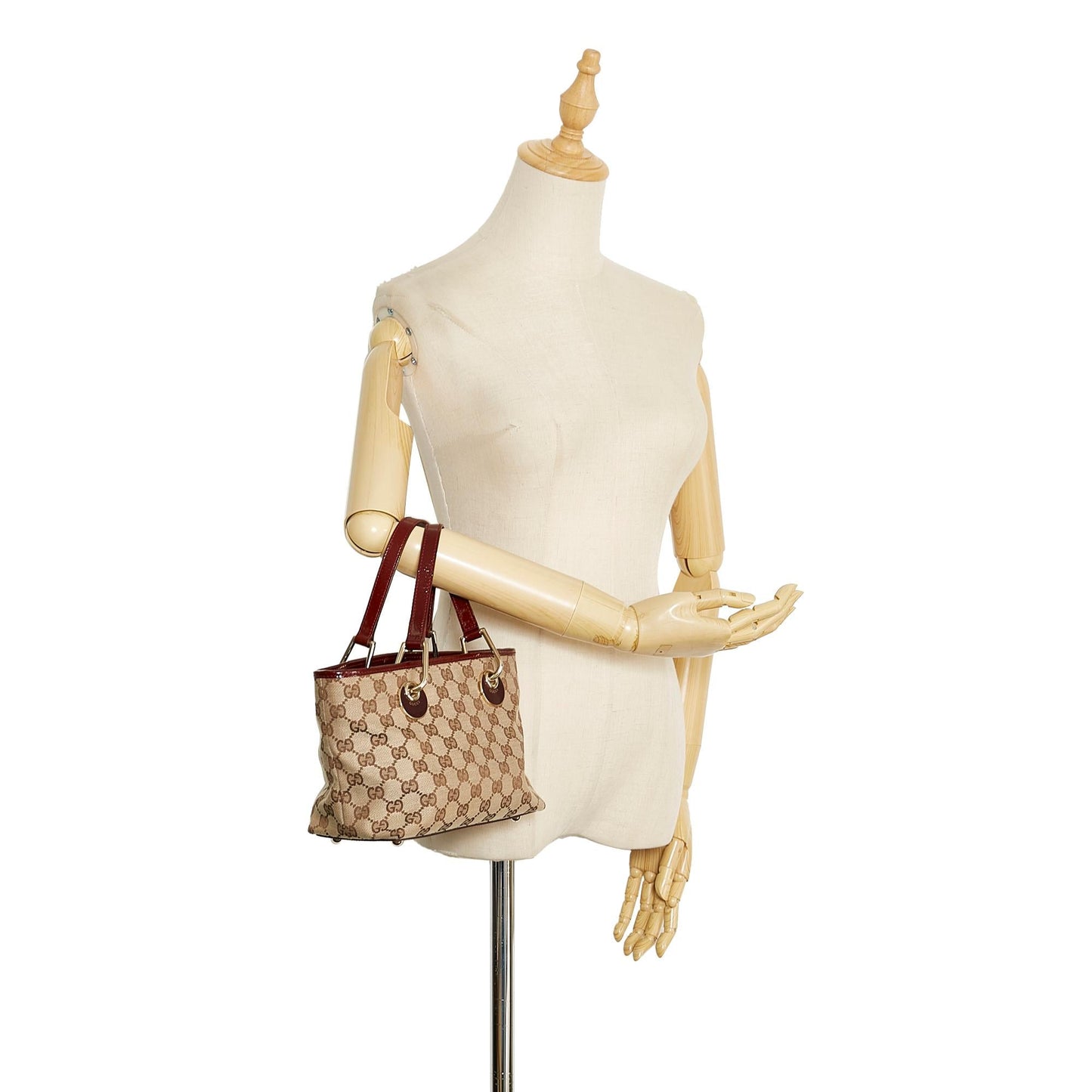 Gucci Mini GG Canvas Eclipse Tote (SHG-b0nqz3)