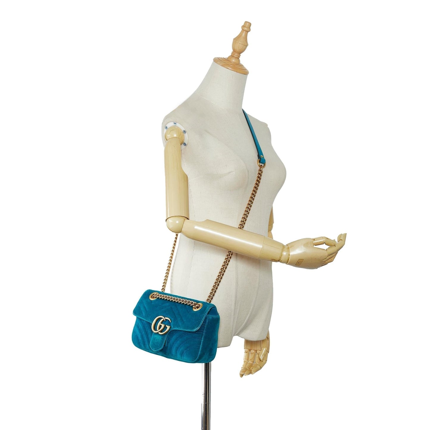 Gucci Mini GG Marmont Matelasse Crossbody Bag (SHG-UK5p9R)